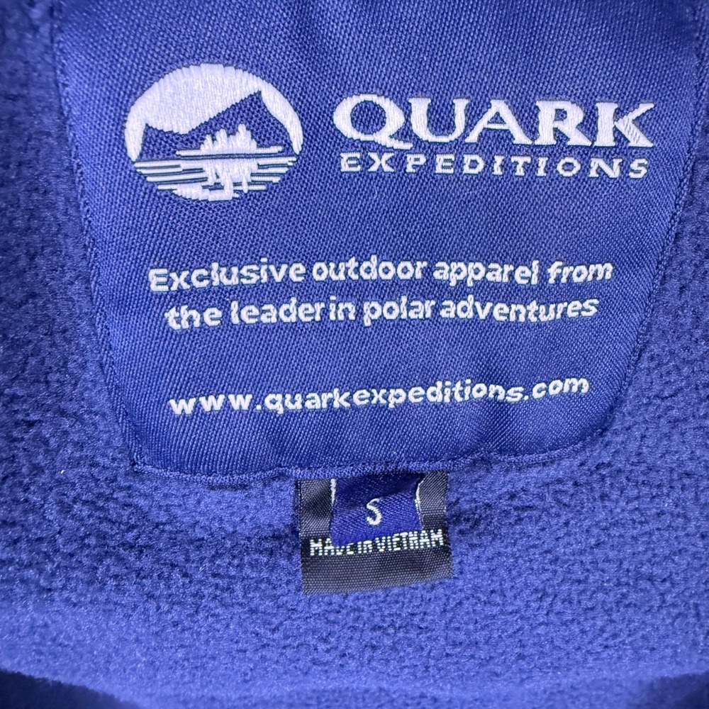 Quark Expeditions Parka Jacket Mens Small Yellow Hooded Fleece Lined Heavyweight - Picture 4 of 15